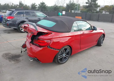 2020 BMW 220I z USA, uszkodzony, nr VIN WBA2M3101L7F13475